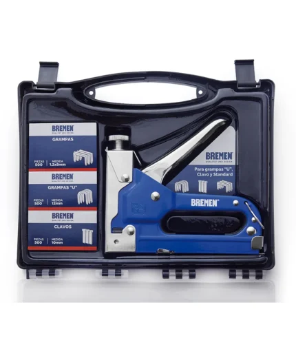 Engrampadora Triple con Maletin. Cód.6661