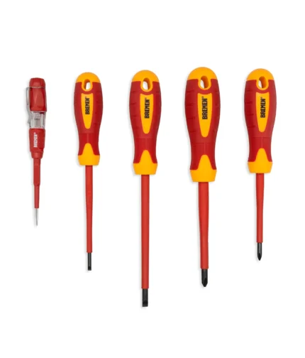 Juego de Destornilladores (5Pzs) aislado. Cód. 7170