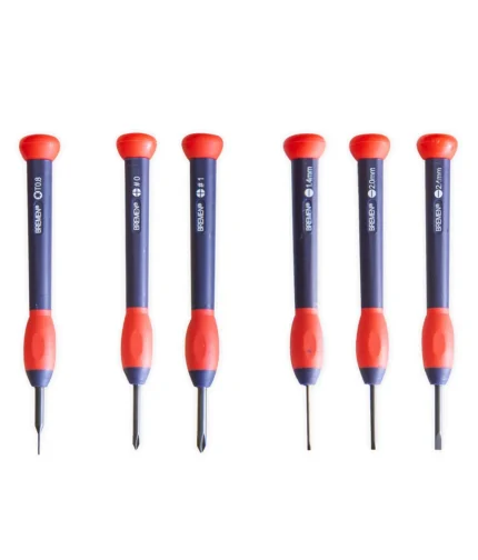 Juego de Destornilladores (6 Pzs) Relojeros. Cód. 7108