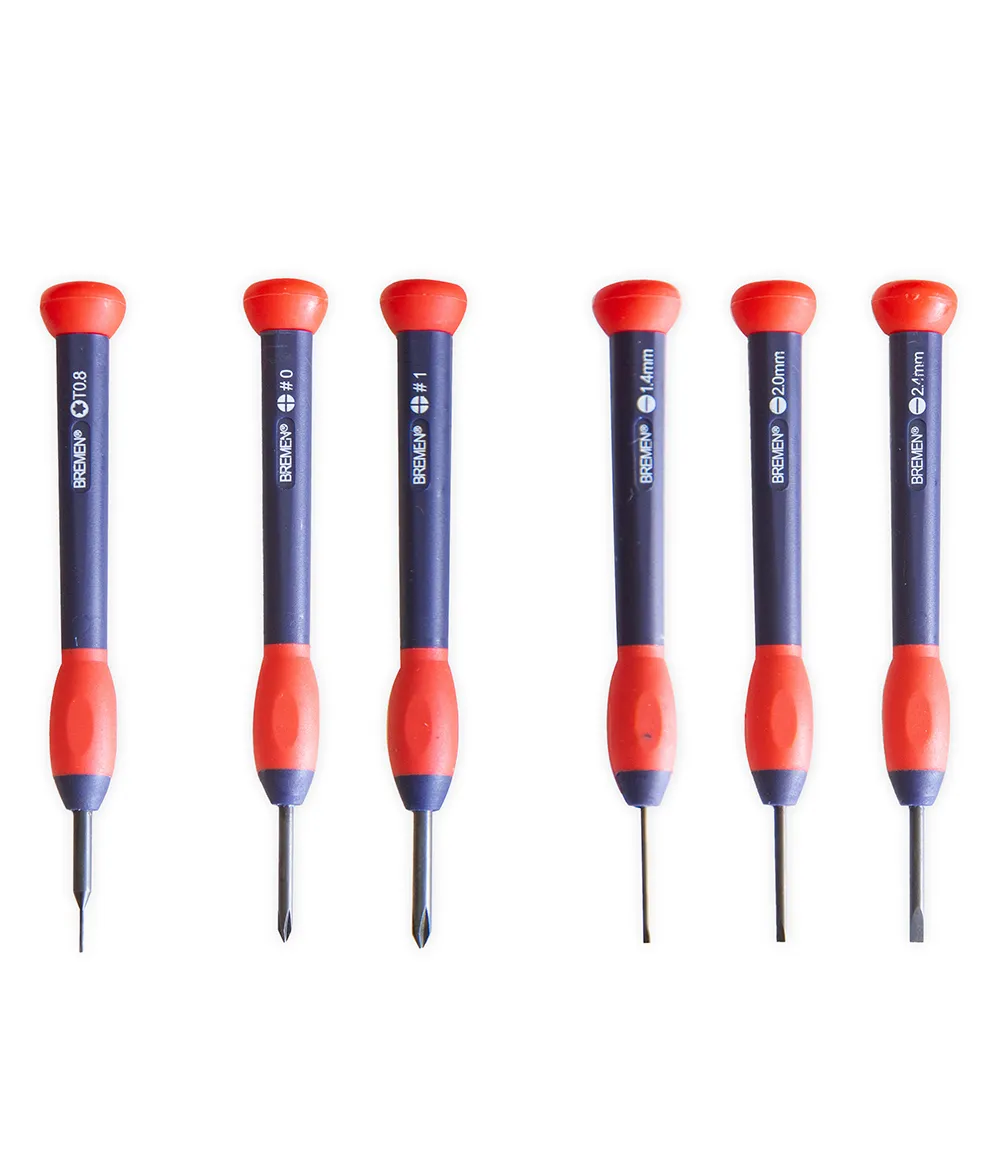 Juego de Destornilladores (6 Pzs) Relojeros. Cód. 7108 Juego de Destornilladores (6 Pzs) Relojeros. Cód. 7108