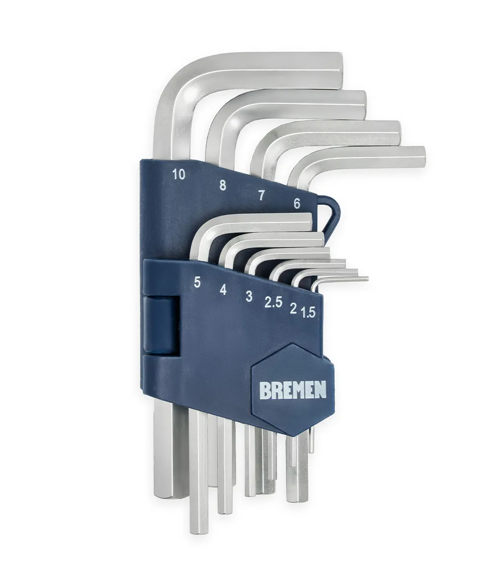 Juego de Llaves Allen Largo Estándar 10 Pzs. Cód. 7342 Juego de Llaves Allen Largo Estándar 10 Pzs. Cód. 7342