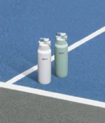 Botella térmica con tapa 600 ml. Azul, gris o verde.