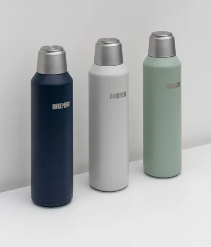 Termo pico cebador 360° 1 litro. Azul, gris o verde